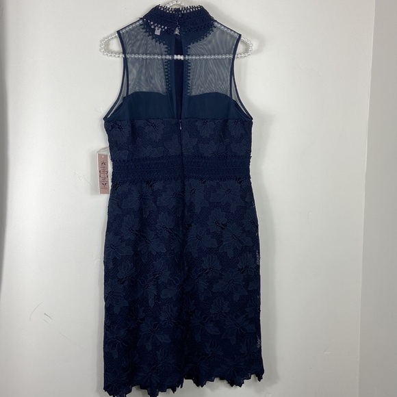 Nanette Lepore Blie Mesh Nomad Lace Sleeveless Midi Dress 8 NWT - Picture 2 of 11